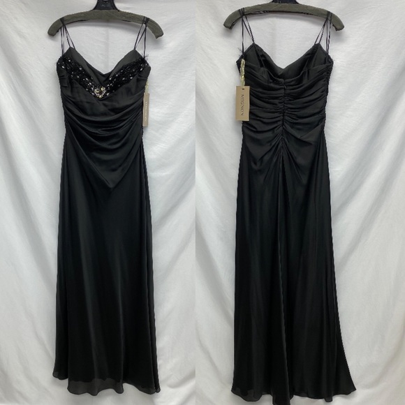 Mignon embellished rooster feather bolero gown - Picture 3 of 8